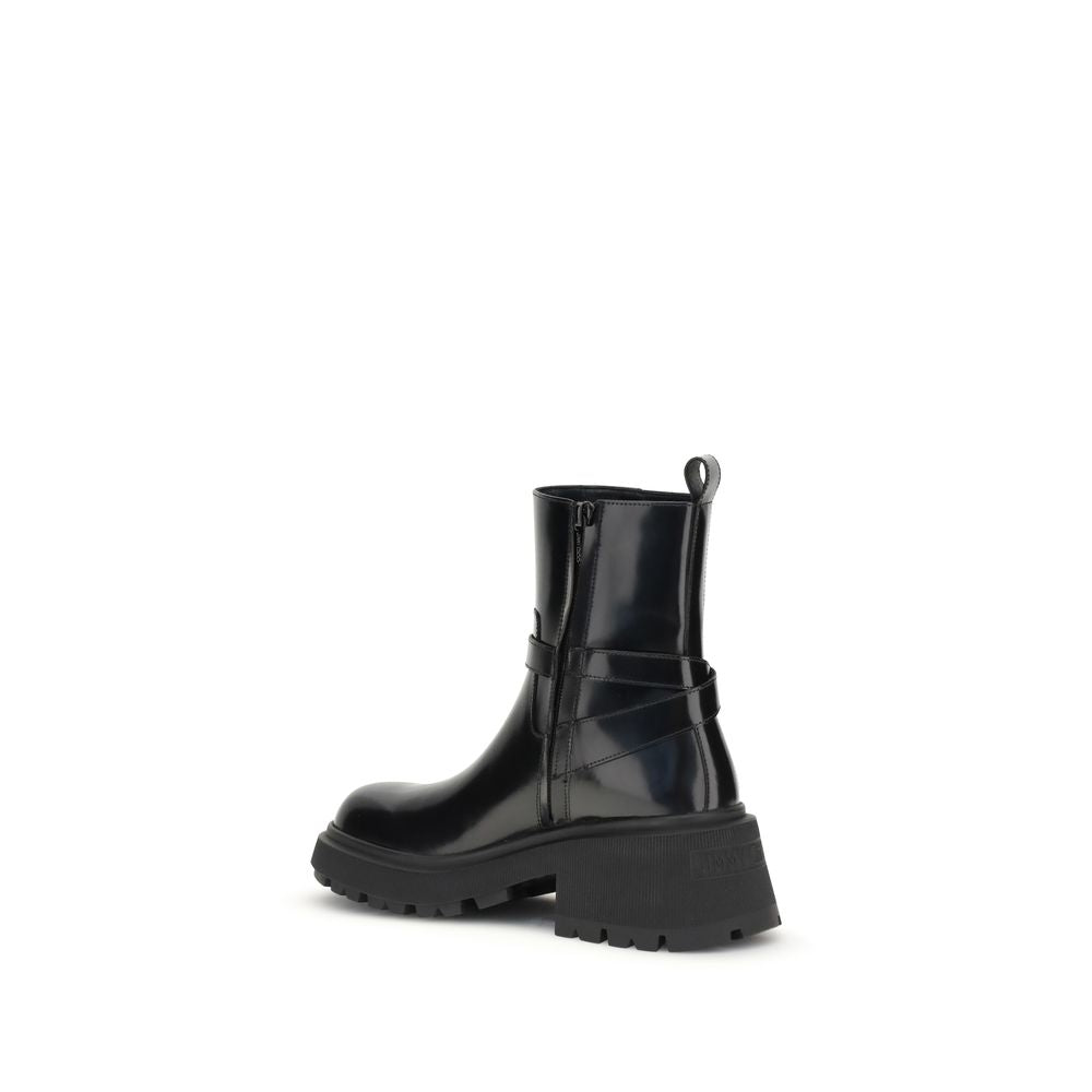 Bottes Conny en cuir verni