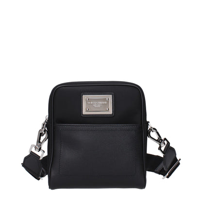 Sacs à bandoulière en tissu noir Dolce &amp; Gabbana
