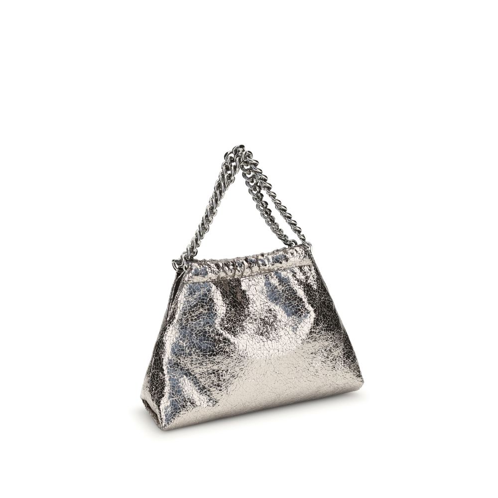 Sac à bandoulière Falabella effet craquelé métallisé