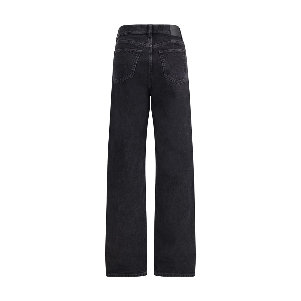 Jeans taille en V
