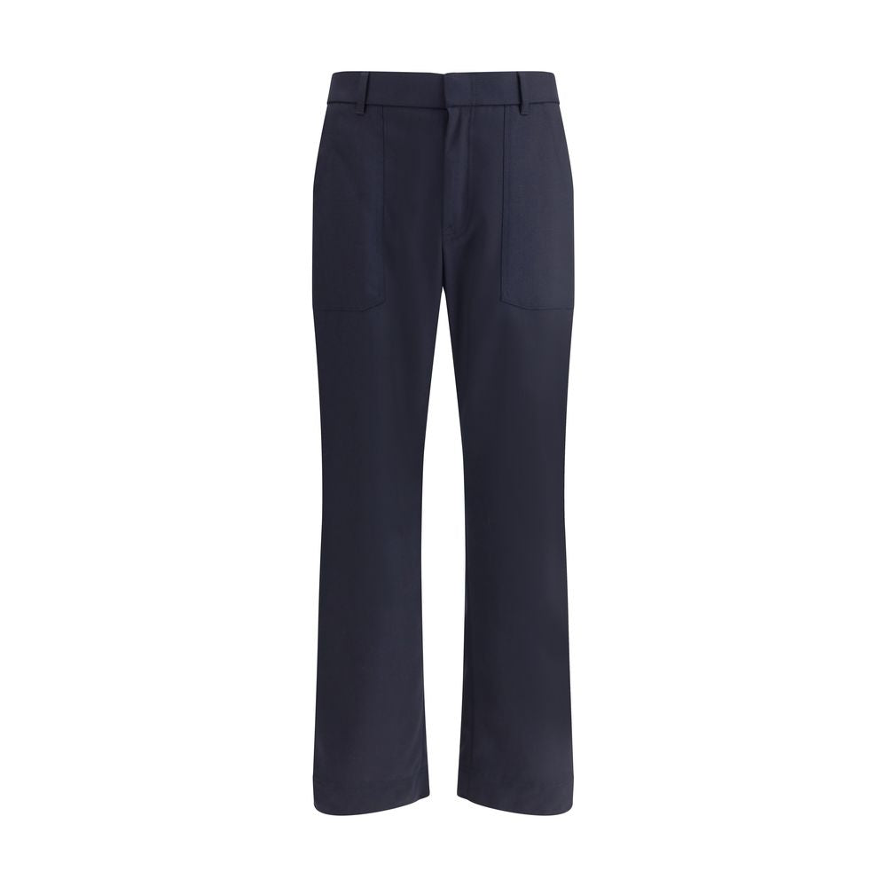 Pantalons droits en laine