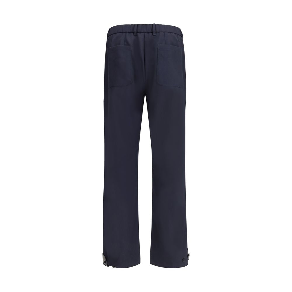Pantalons droits en laine