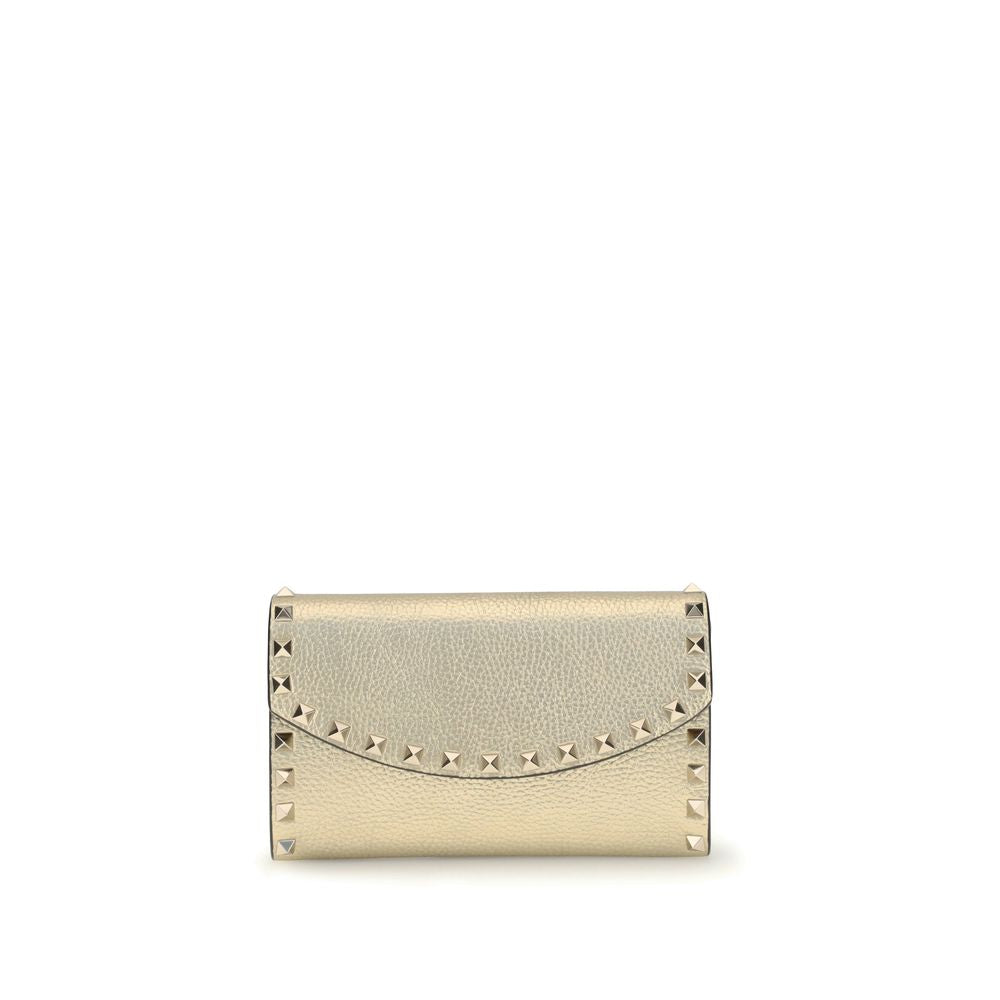 Portefeuille à chaîne Rockstud de Valentino Garavani