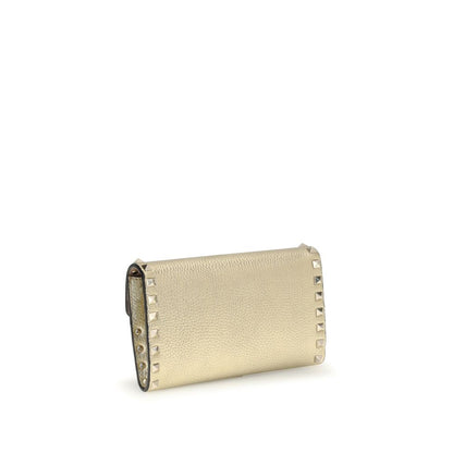 Portefeuille à chaîne Rockstud de Valentino Garavani