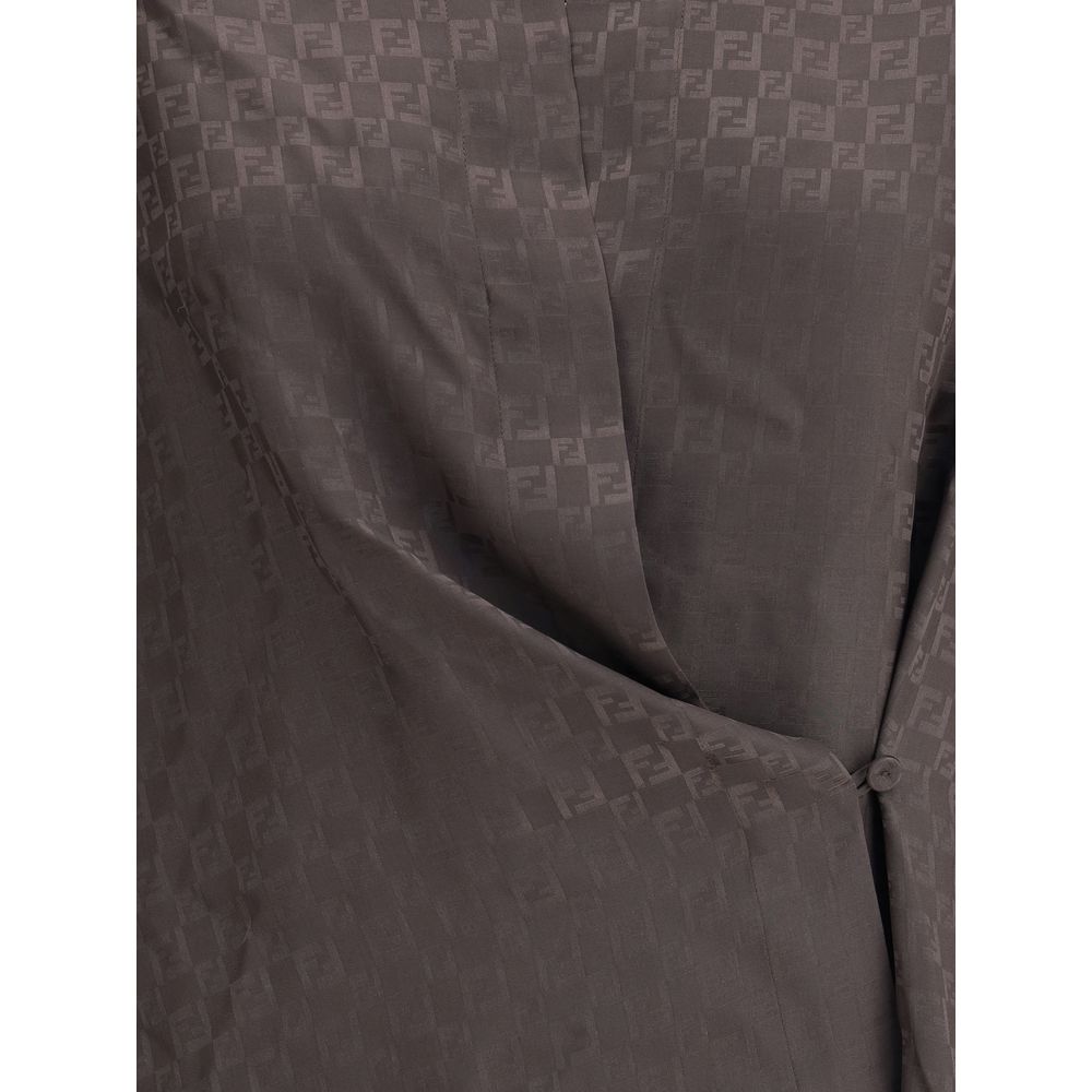 Chemise en jacquard de soie