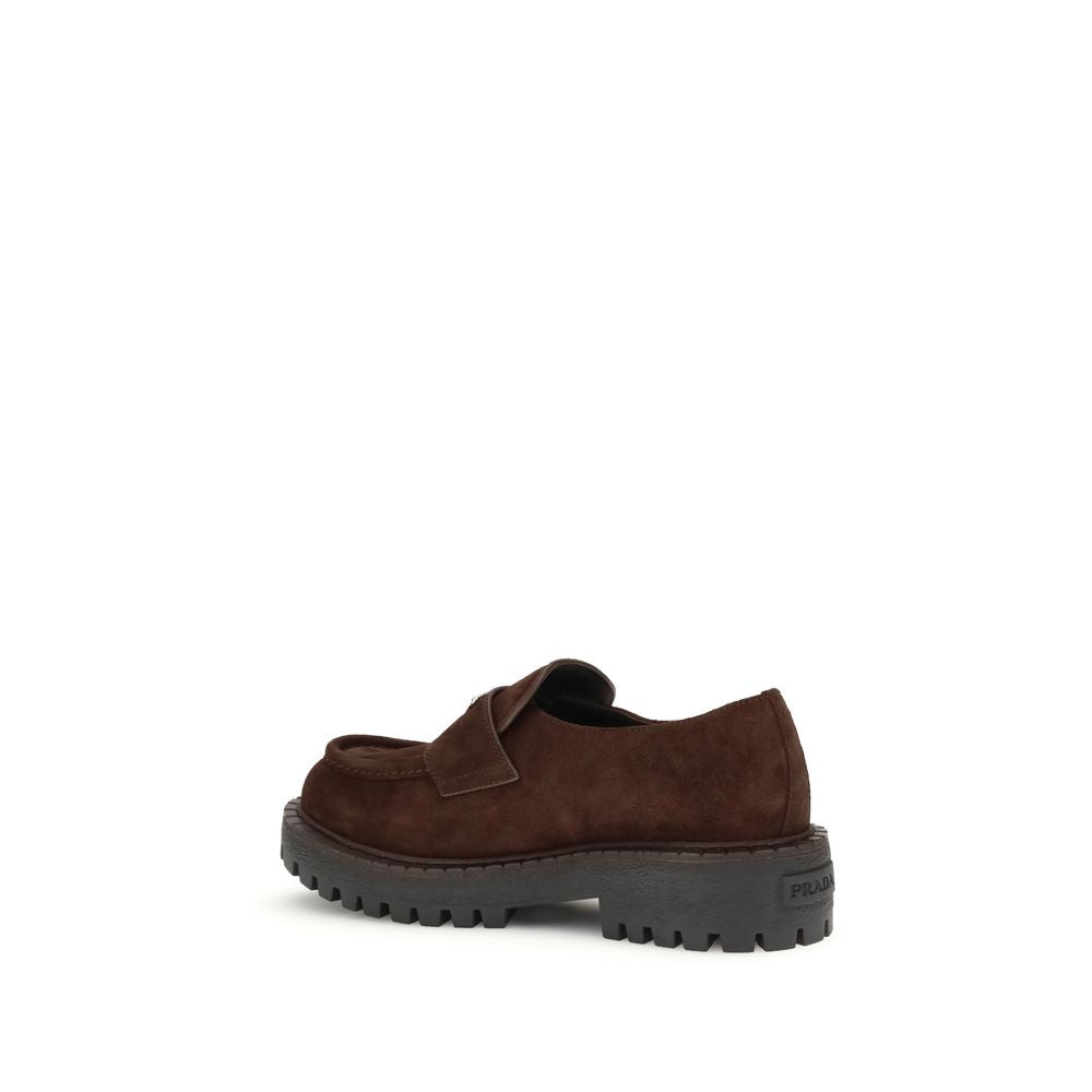 Mocassins en daim Prada