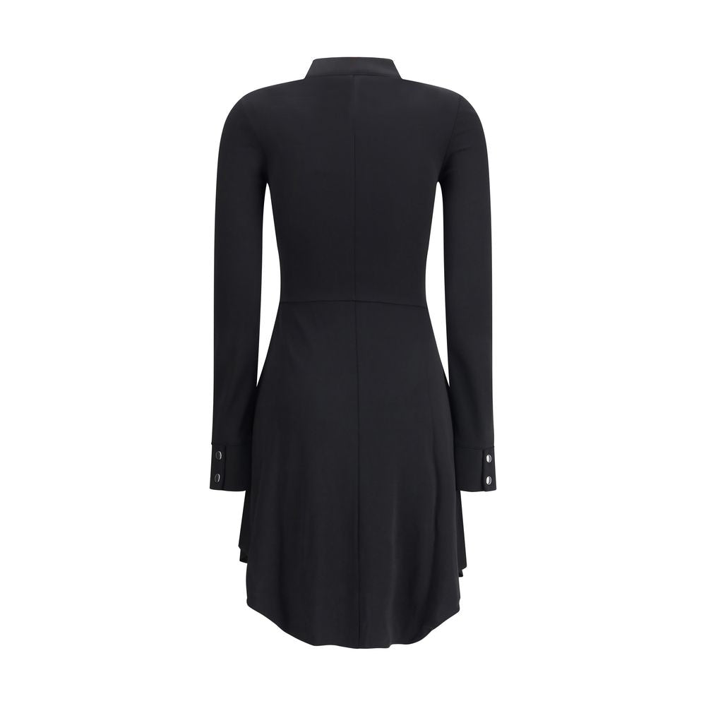 Robe biker en jersey à fermeture éclair