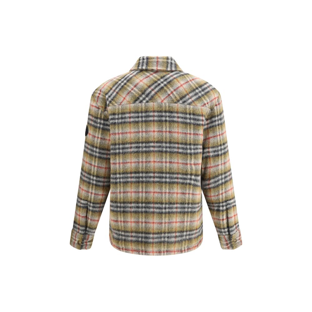 Veste en laine à carreaux