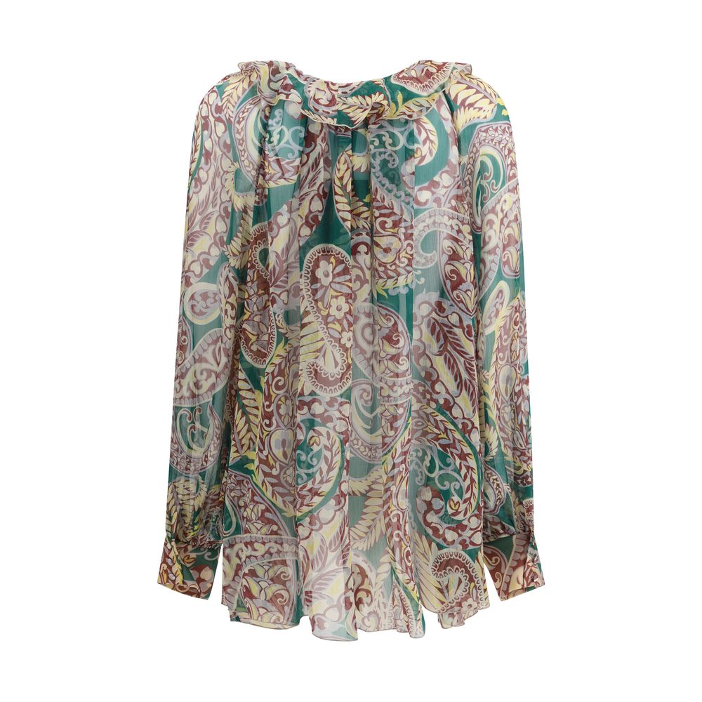 Chemise en crêpe de soie