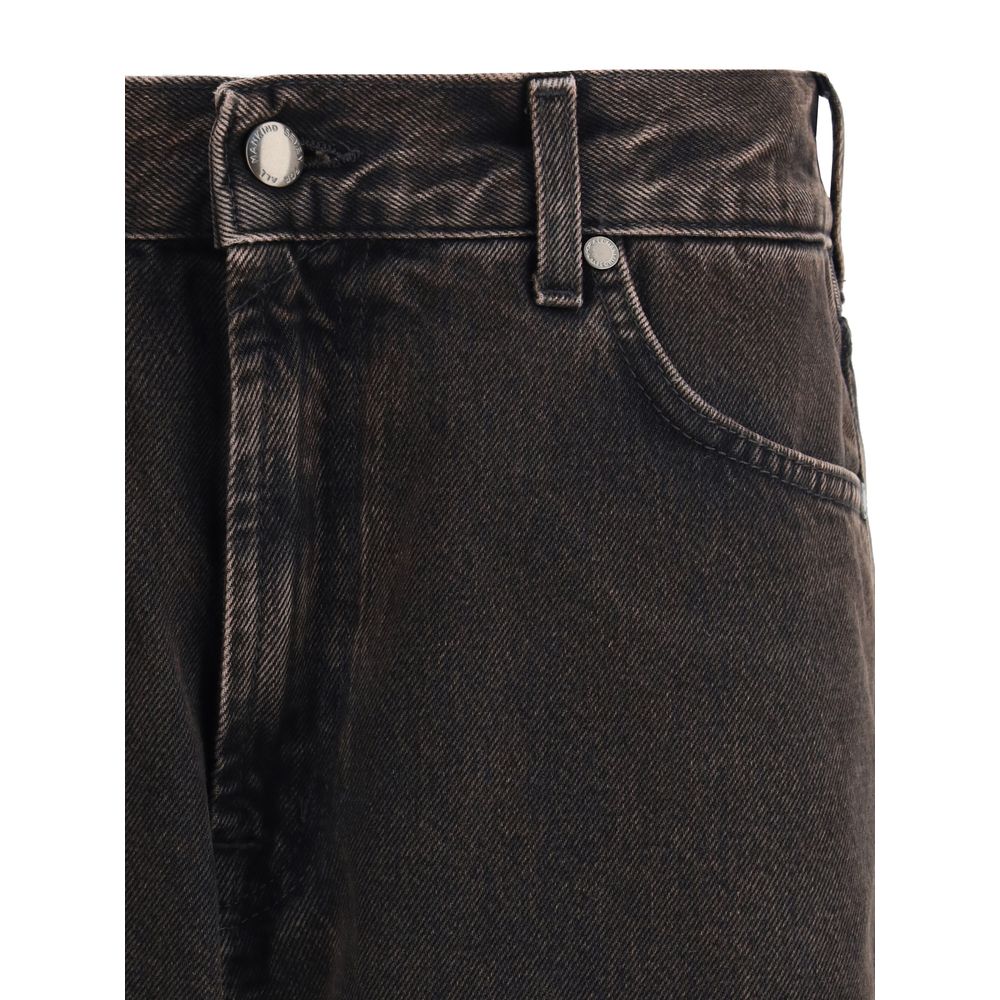 Jeans droit moderne torsadé