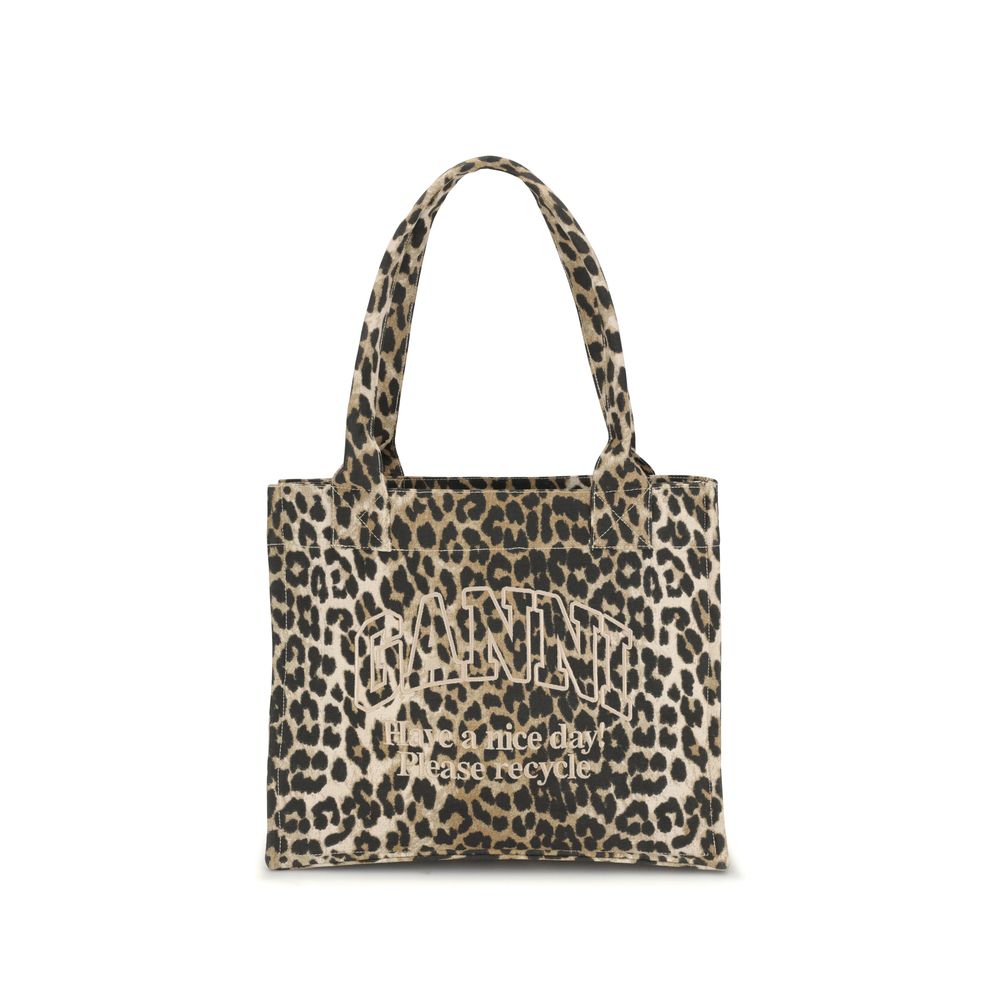 Sac fourre-tout à imprimé léopard