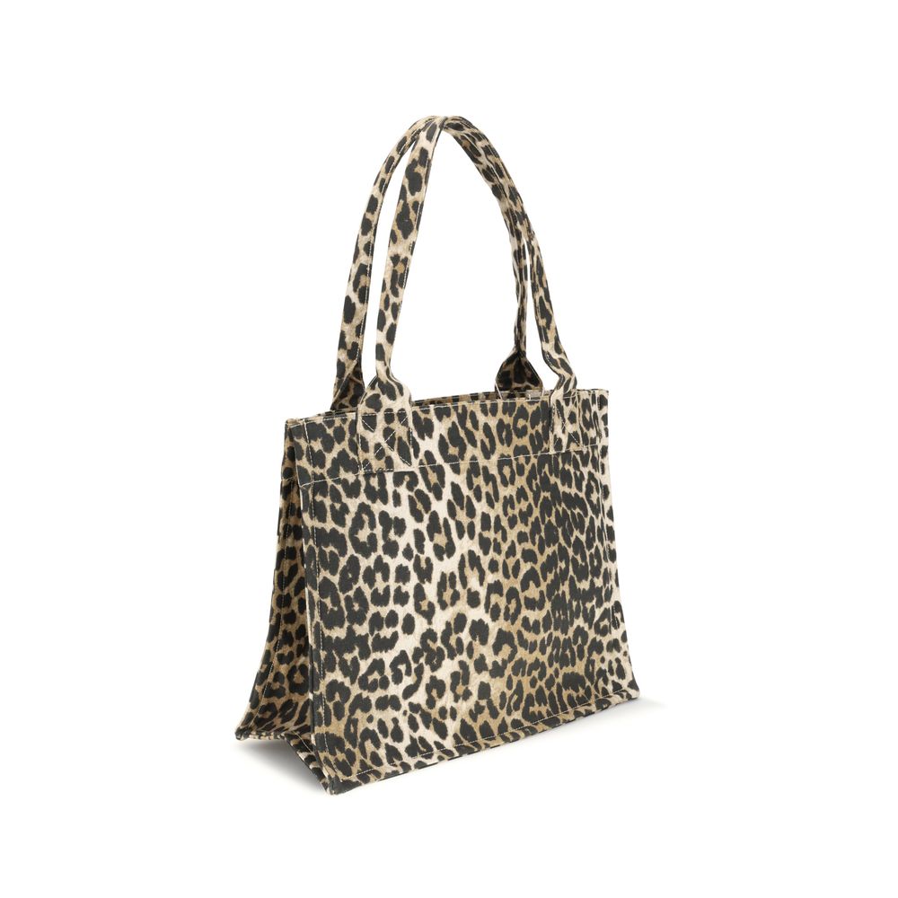 Sac fourre-tout à imprimé léopard