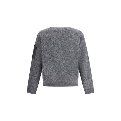 Pull en laine moulinée et cachemire
