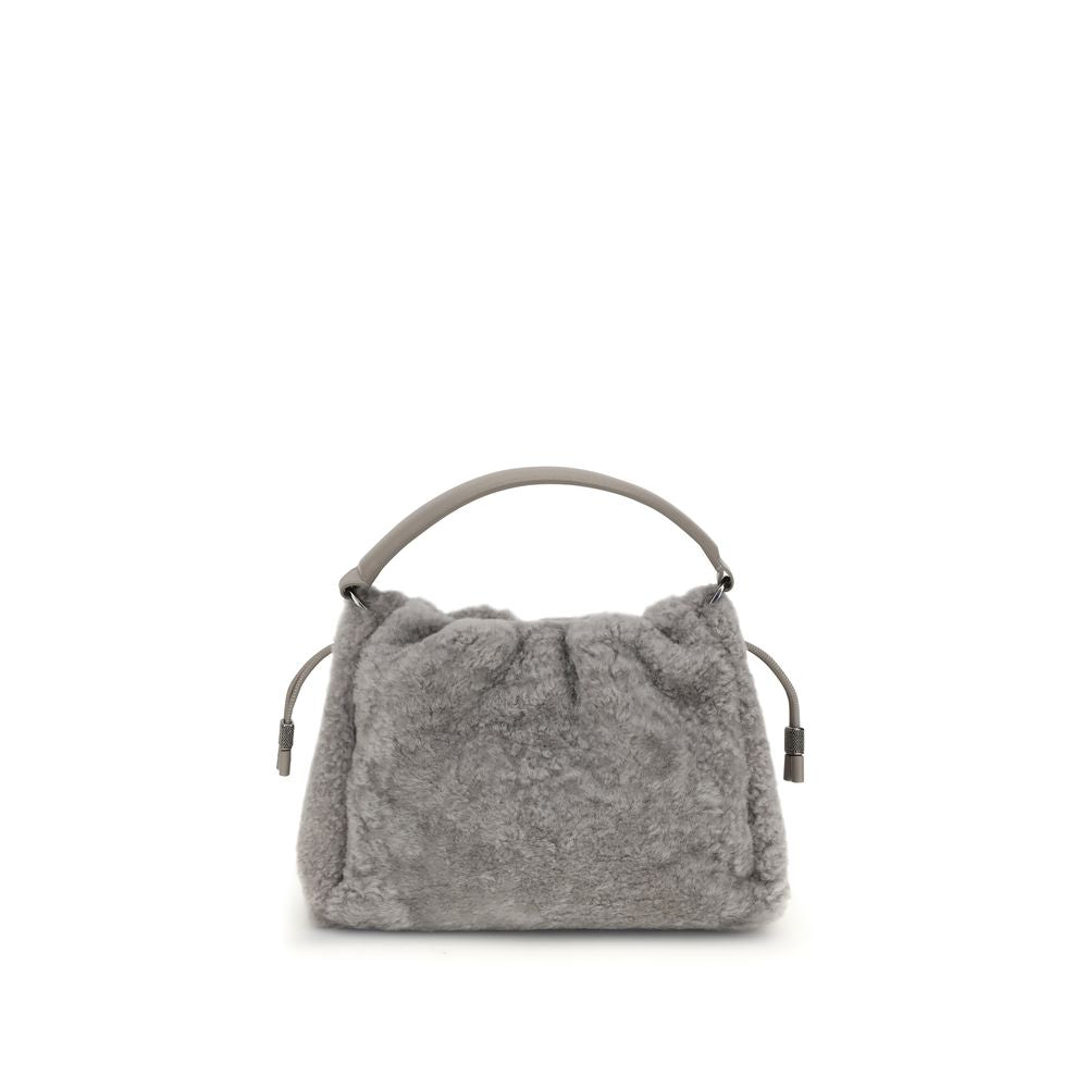 Petit sac à bandoulière Mellow en peau de mouton retournée