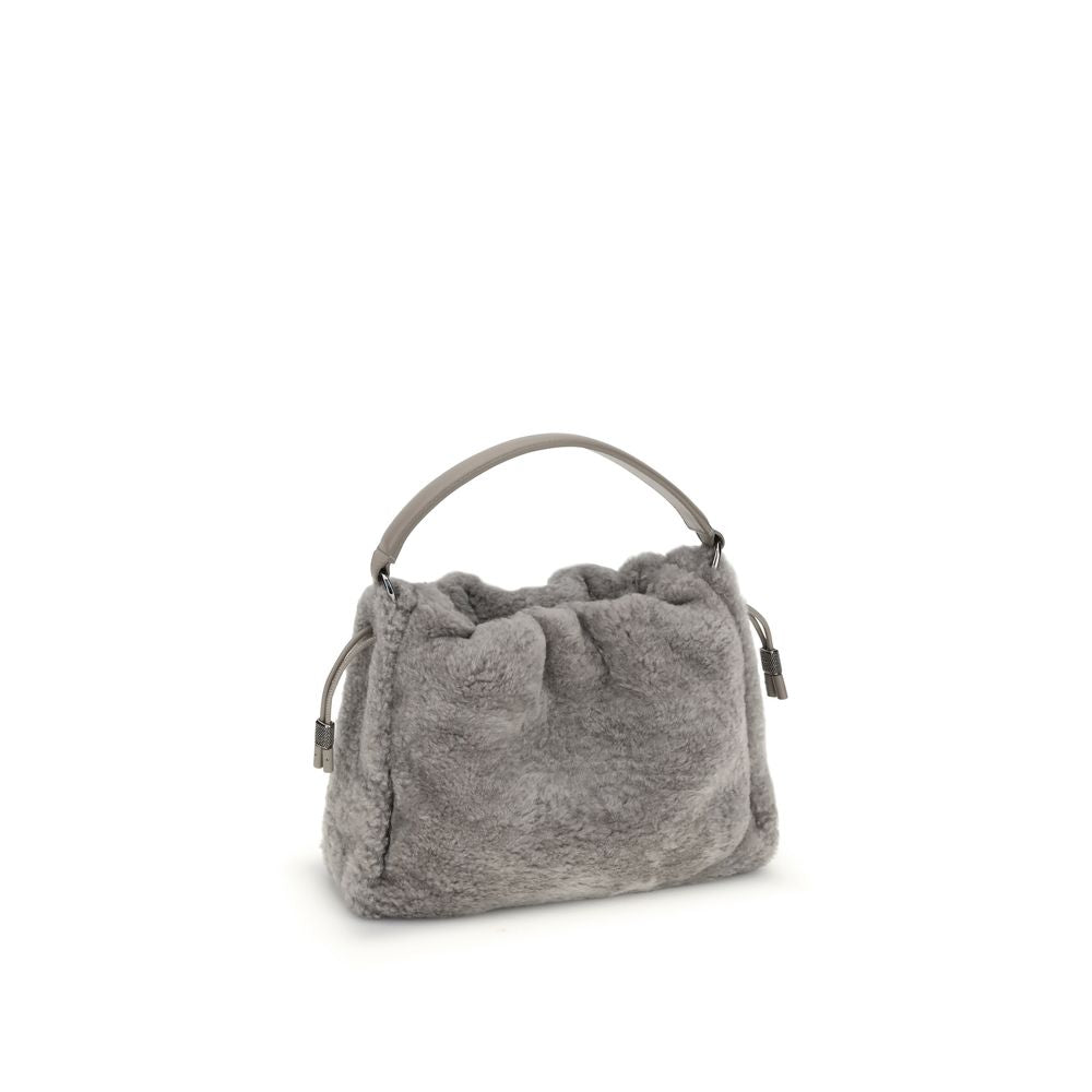 Petit sac à bandoulière Mellow en peau de mouton retournée