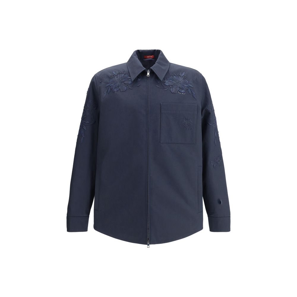 Veste en coton brodée