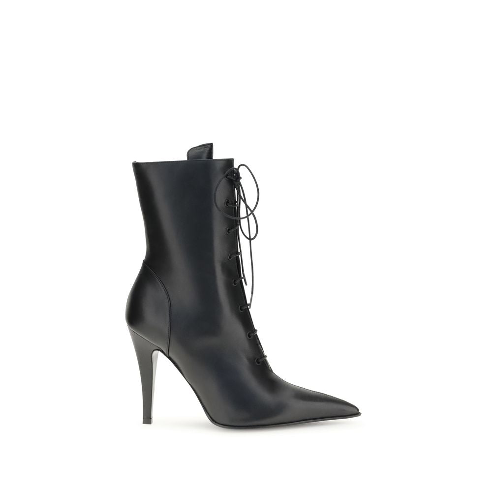Bottes en cuir à hauteur de la cheville
