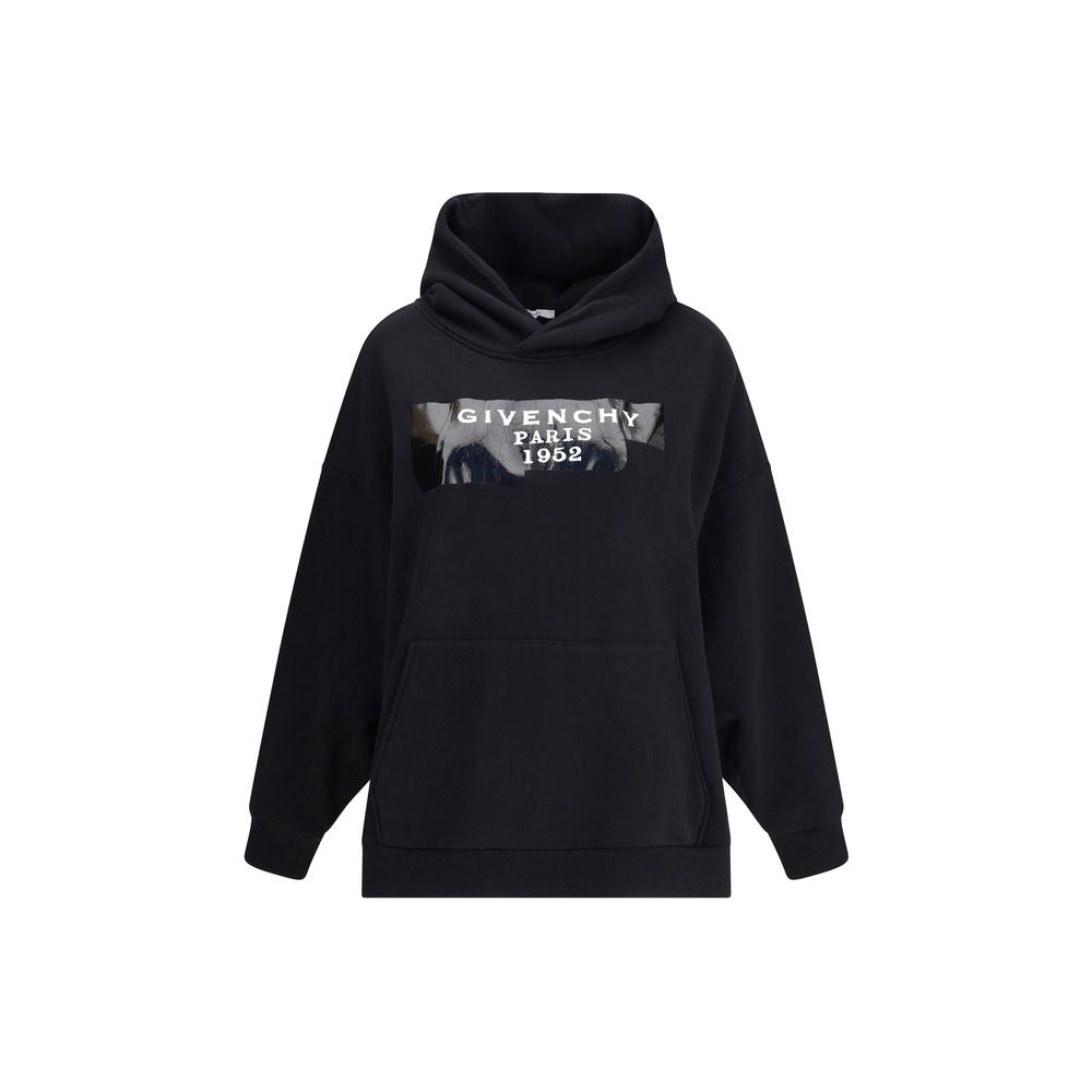 Sweat à capuche en tissu gauzy avec bande Givenchy