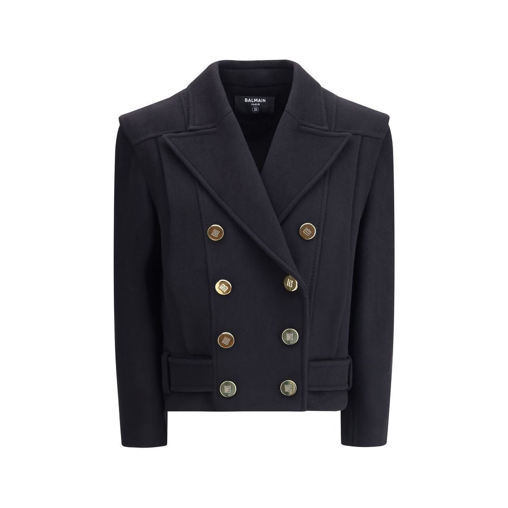 Manteau en laine à double boutonnage