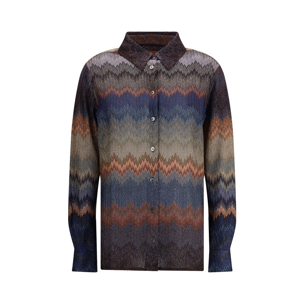 Chemise en viscose à motif serpent