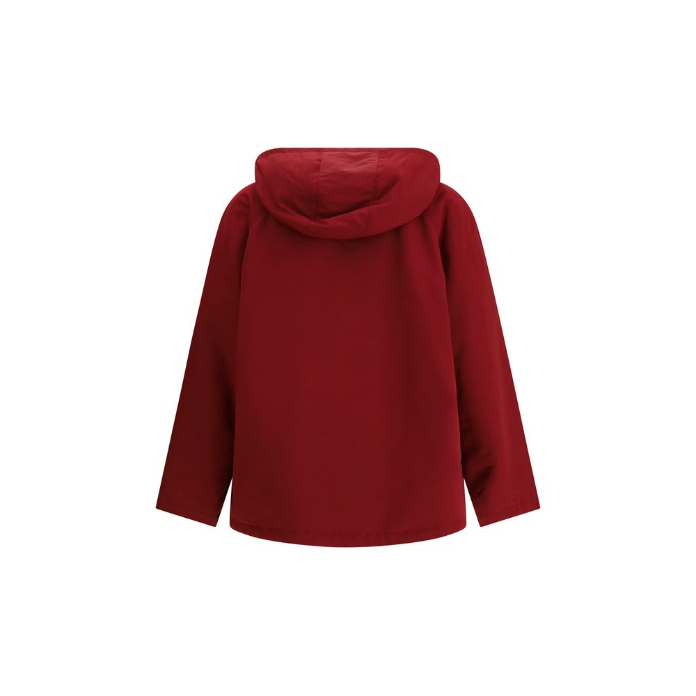 Veste en faille de polyester rouge