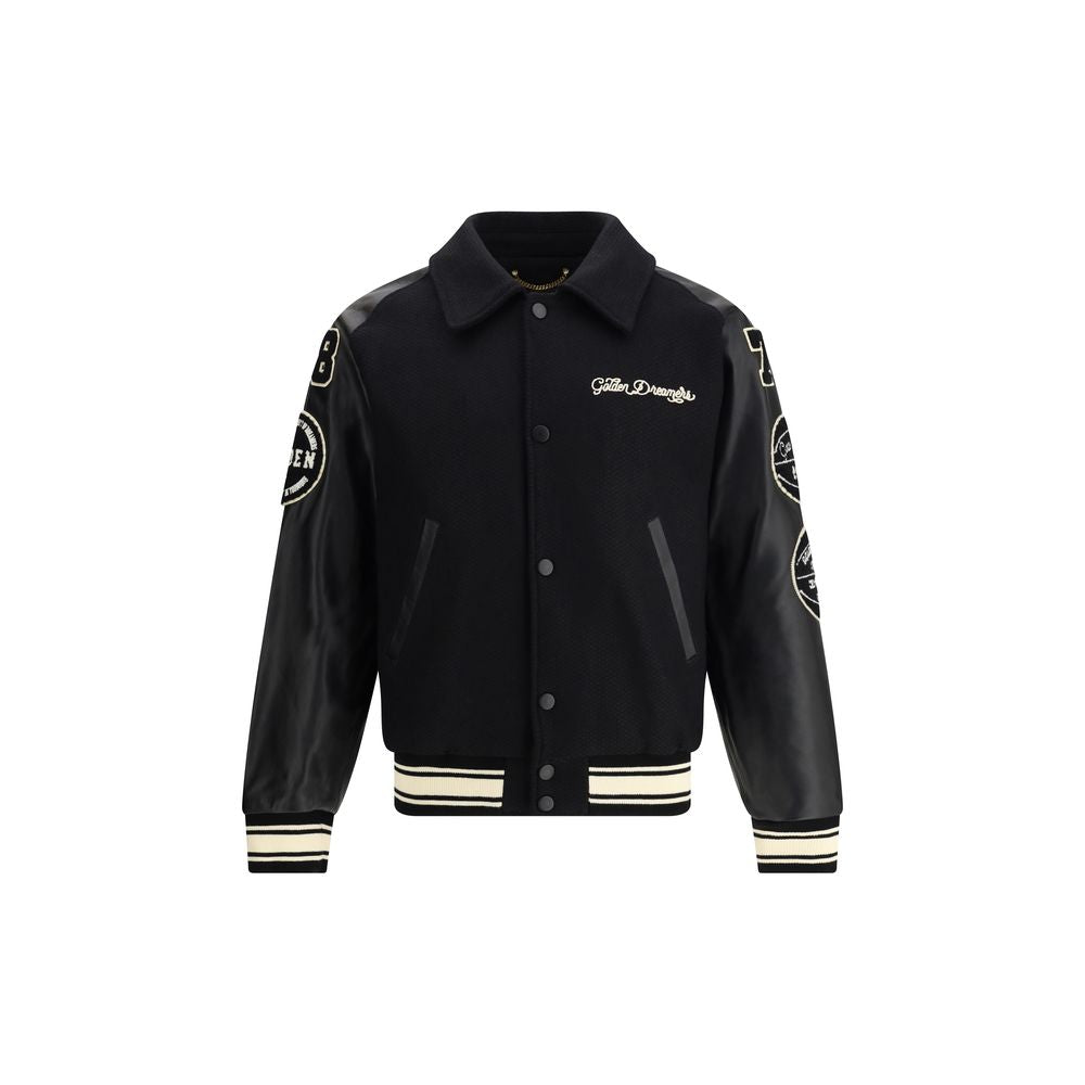 Veste bomber en laine