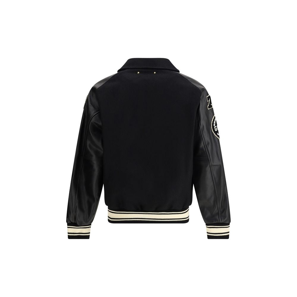 Veste bomber en laine