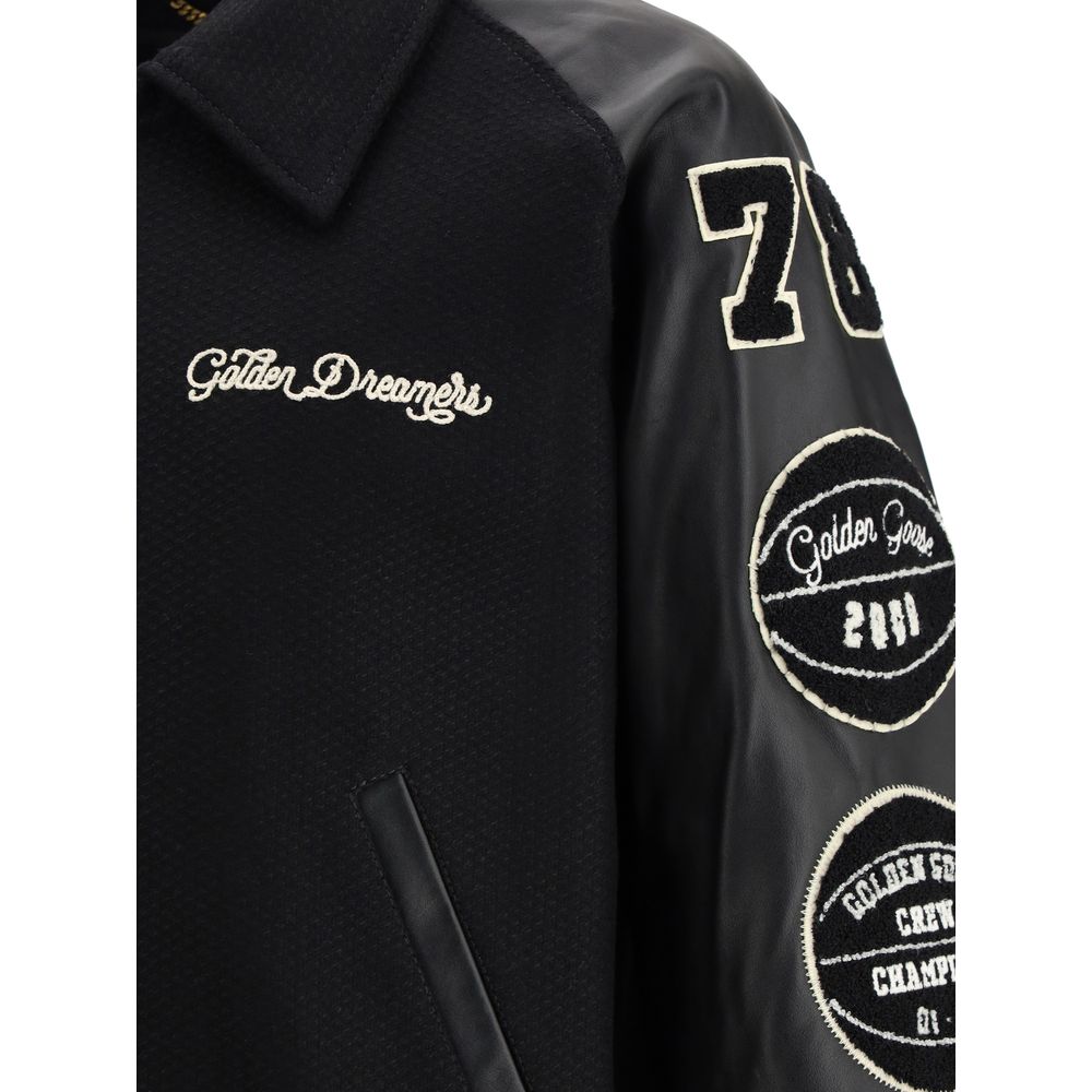Veste bomber en laine