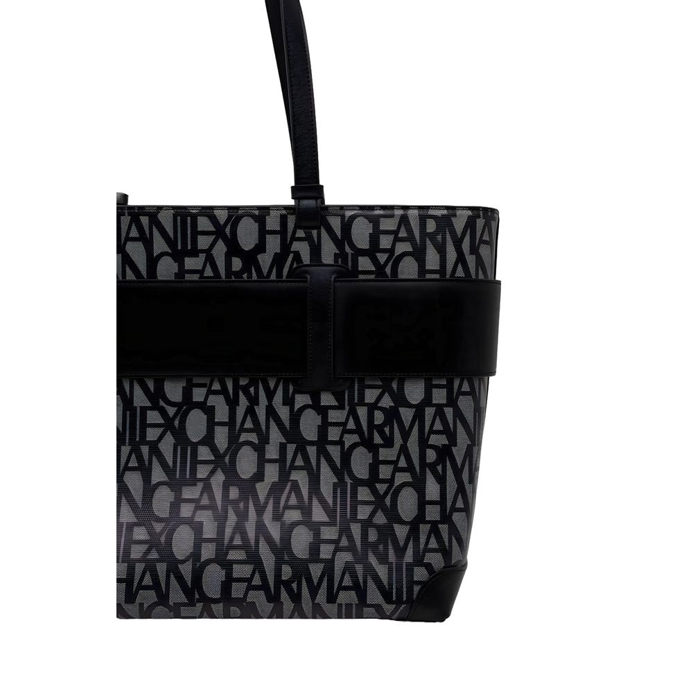 Sac à main en polyéthylène noir