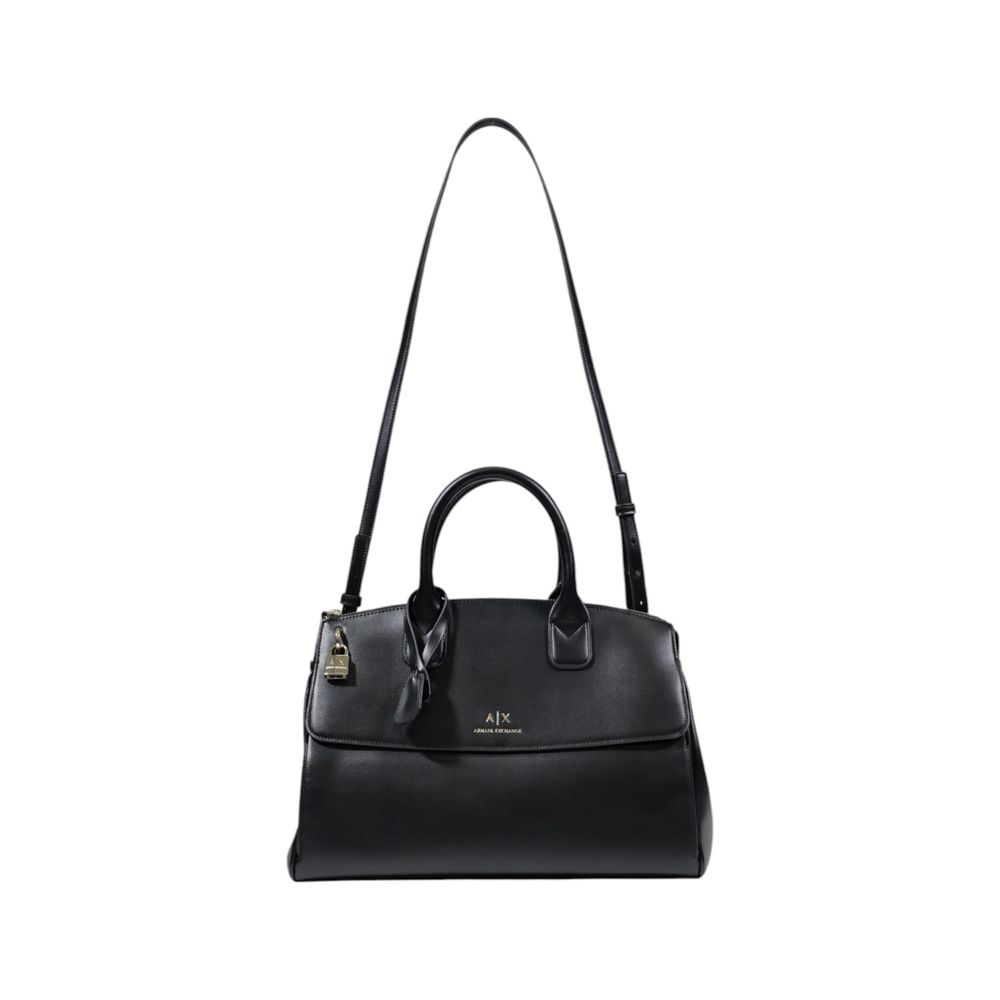 Sac à main en polyester noir