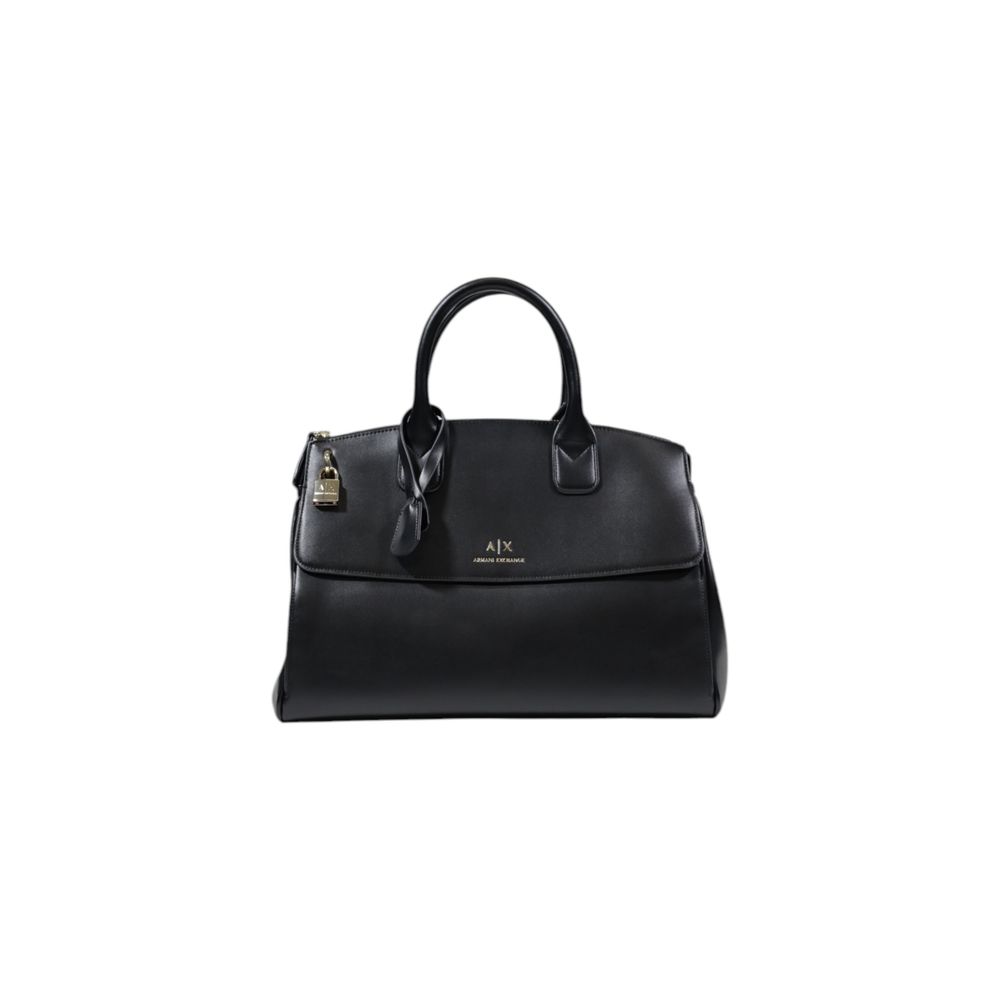Sac à main en polyester noir
