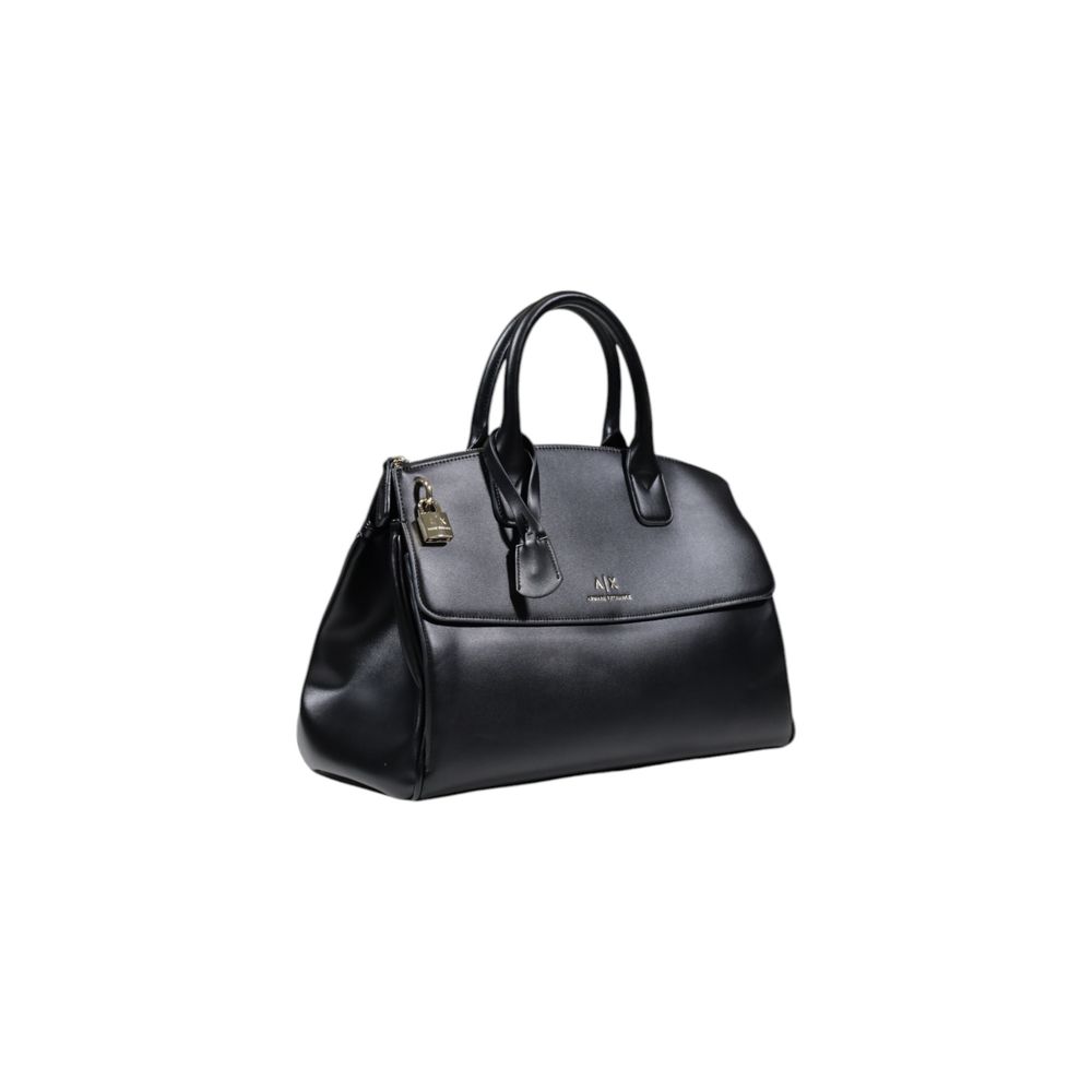 Sac à main en polyester noir