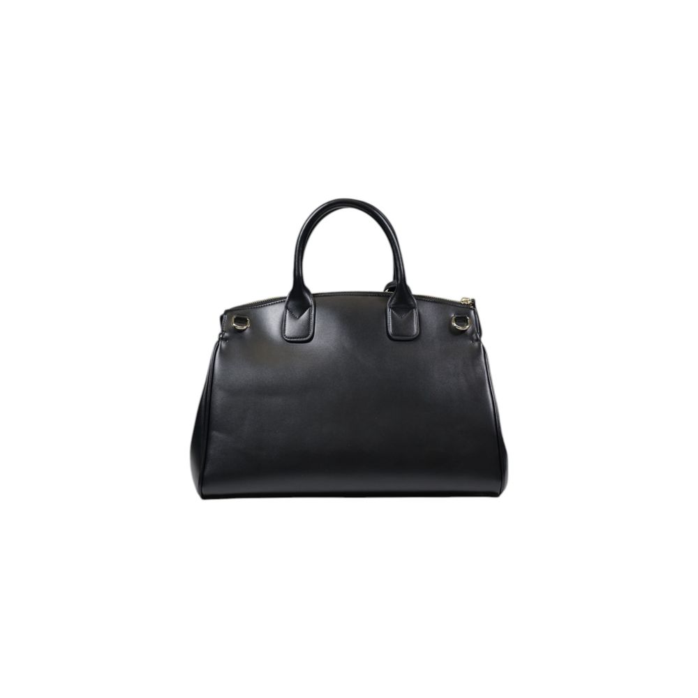Sac à main en polyester noir