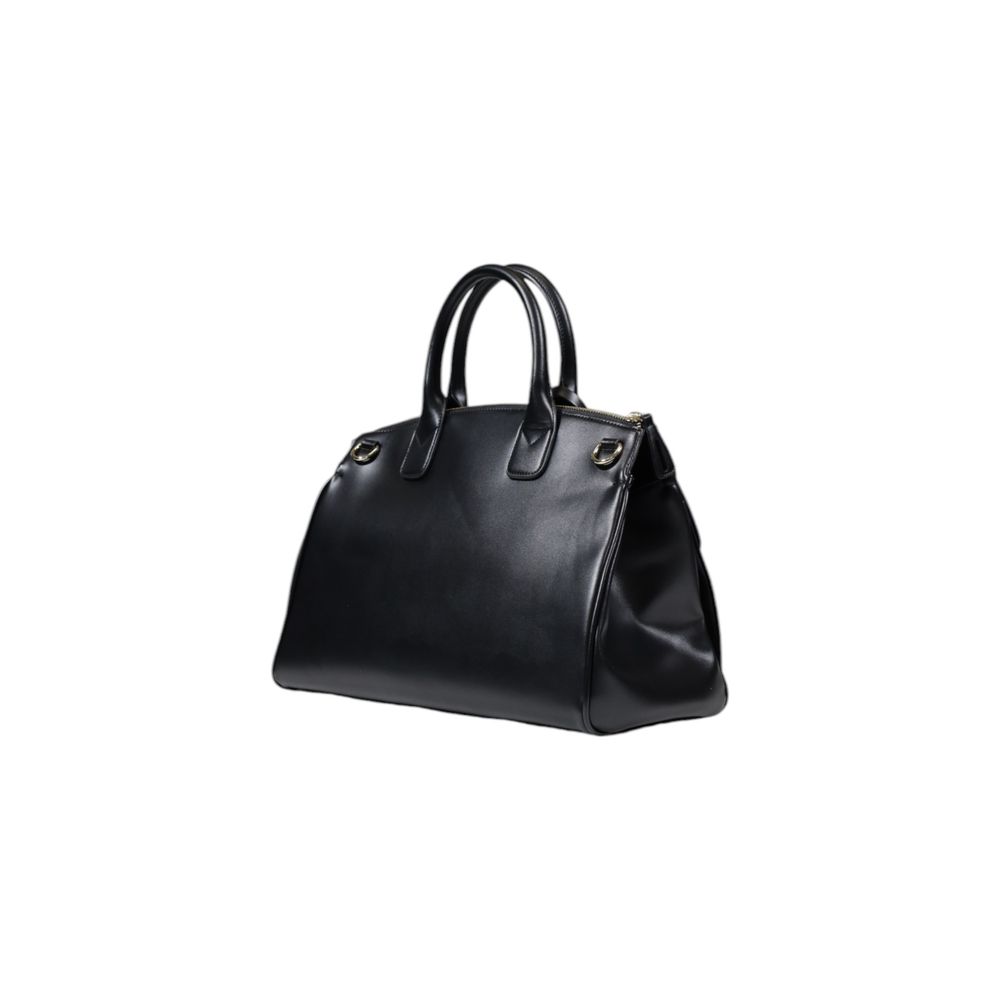 Sac à main en polyester noir