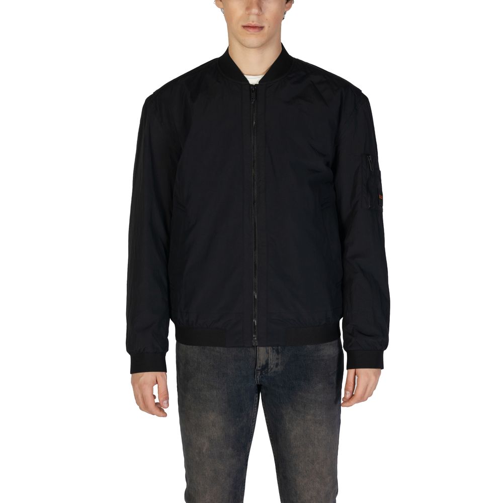 Vestes et manteaux en polyamide noir
