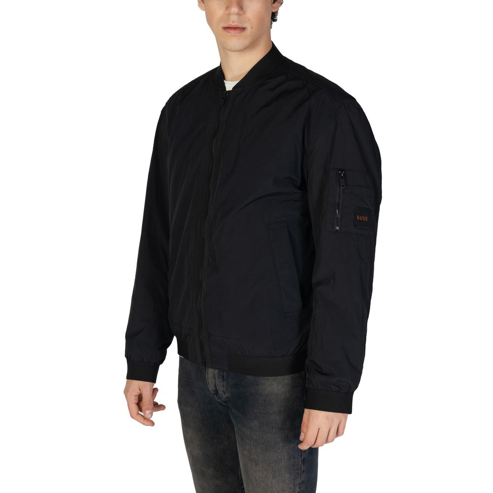 Vestes et manteaux en polyamide noir