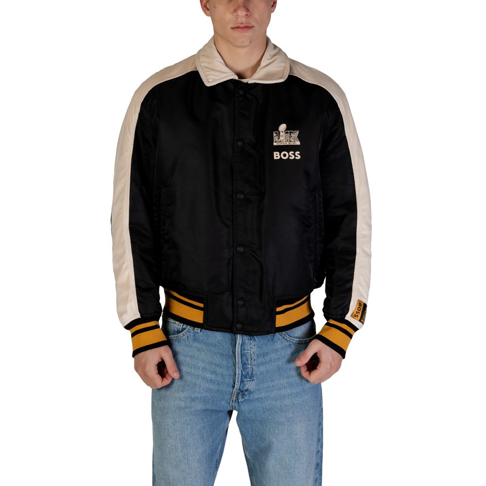 Vestes et manteaux en polyamide noir