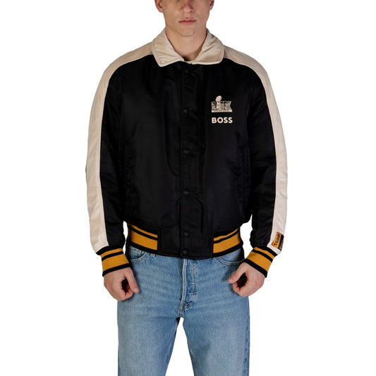Vestes et manteaux en polyamide noir
