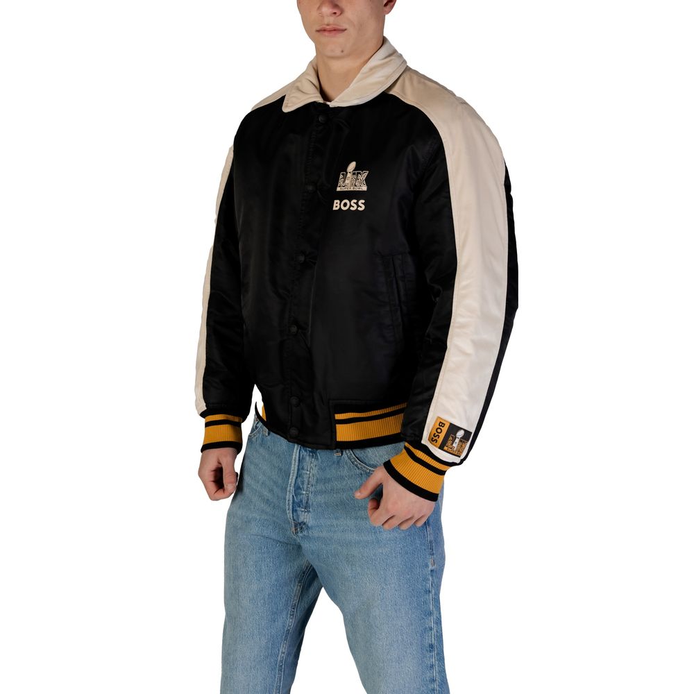 Vestes et manteaux en polyamide noir