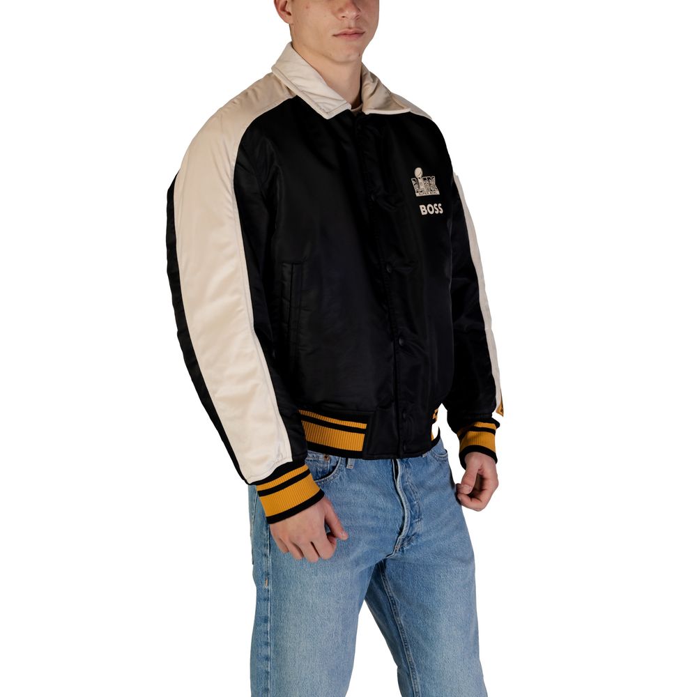Vestes et manteaux en polyamide noir