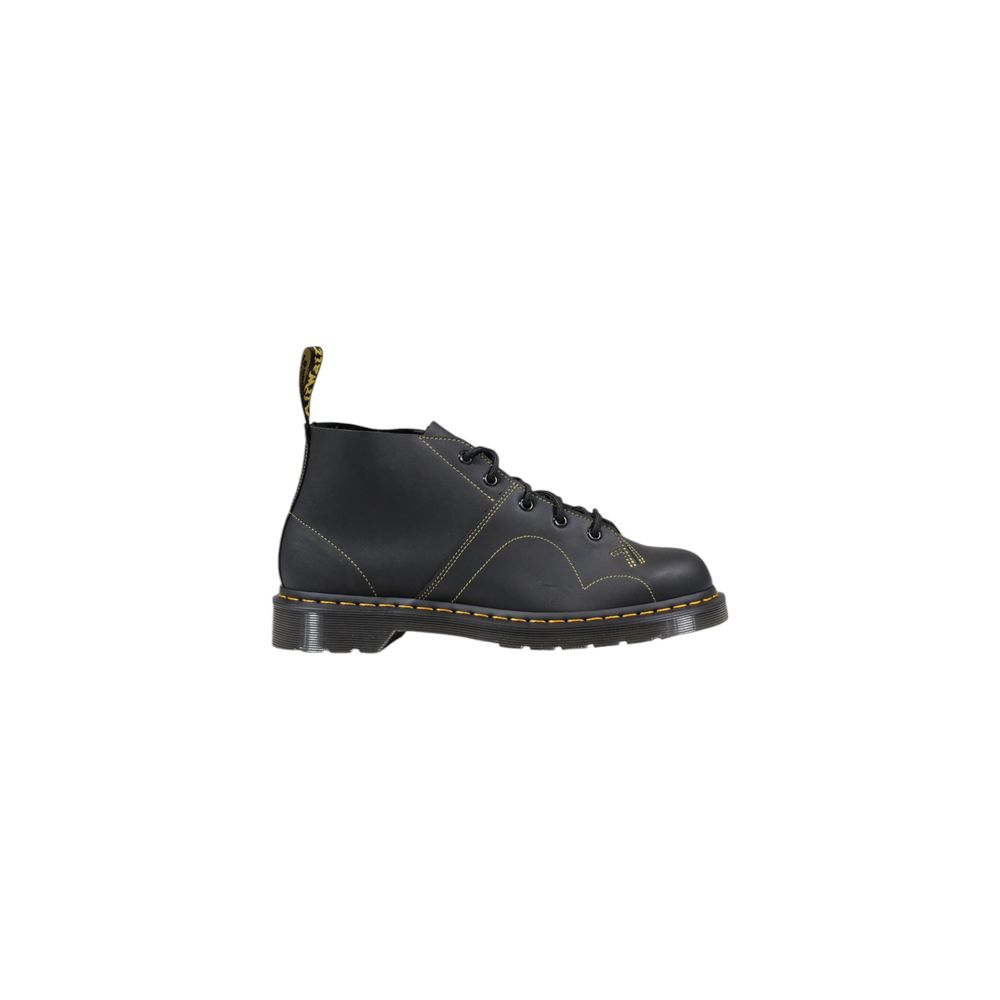 Bottes en cuir noir Dr. Martens