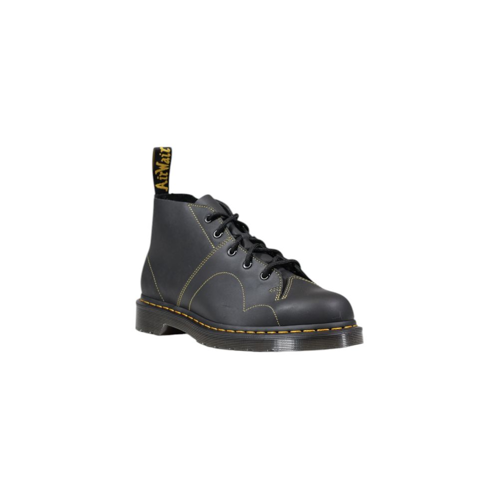 Bottes en cuir noir Dr. Martens