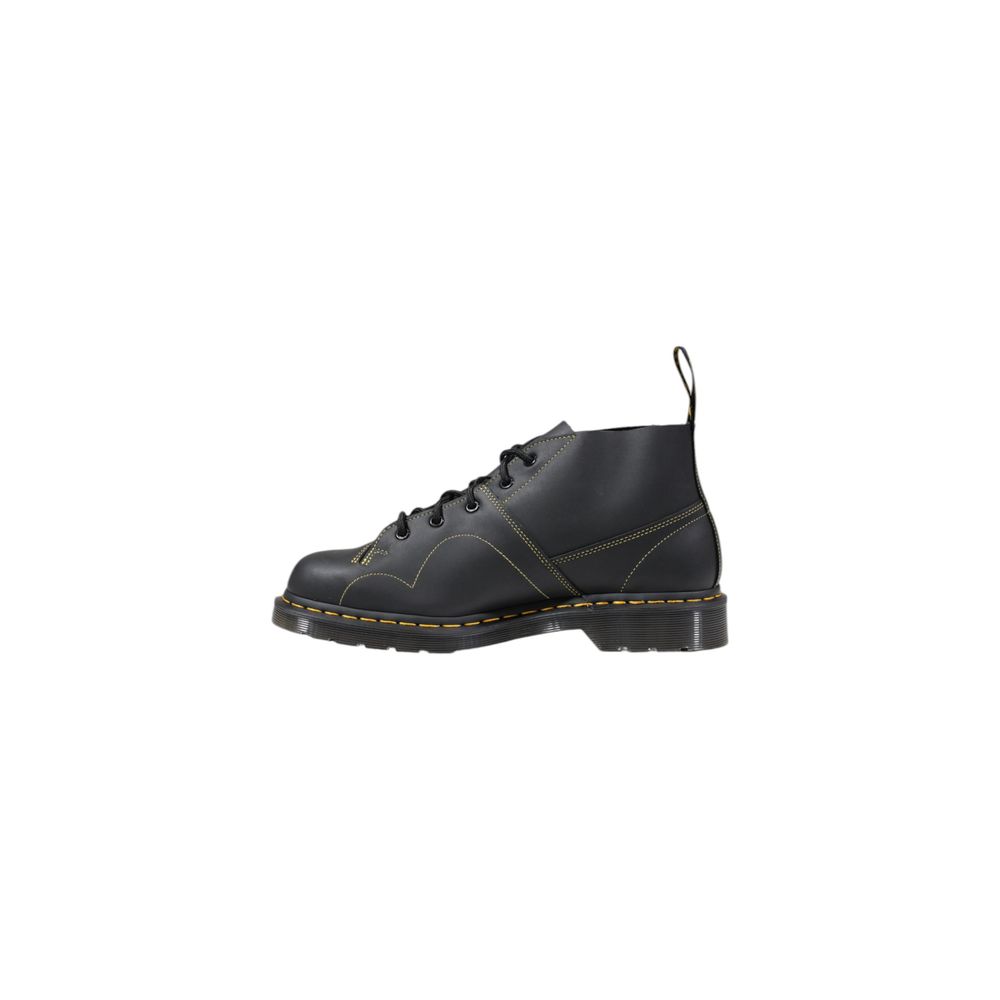 Bottes en cuir noir Dr. Martens