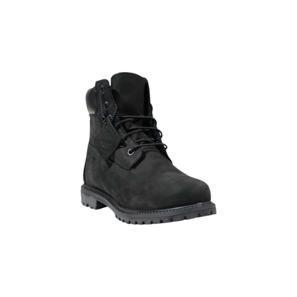 Botte en cuir noir