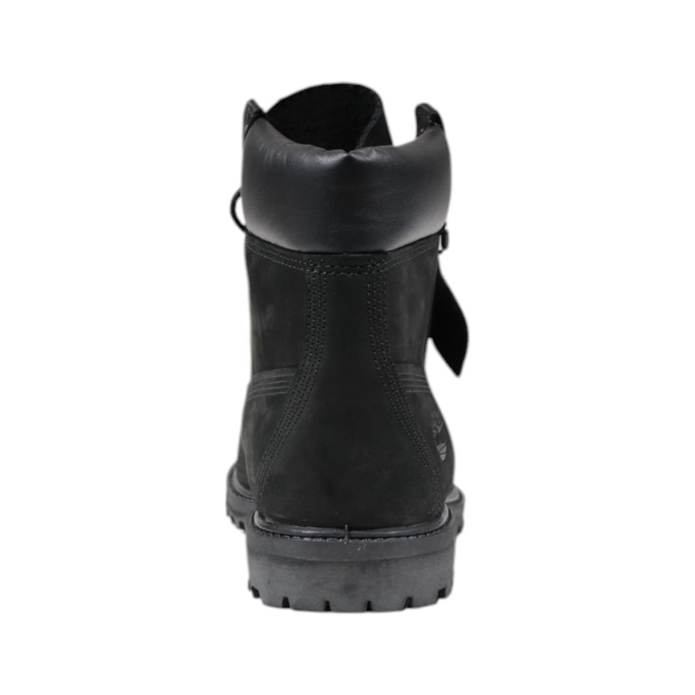 Botte en cuir noir
