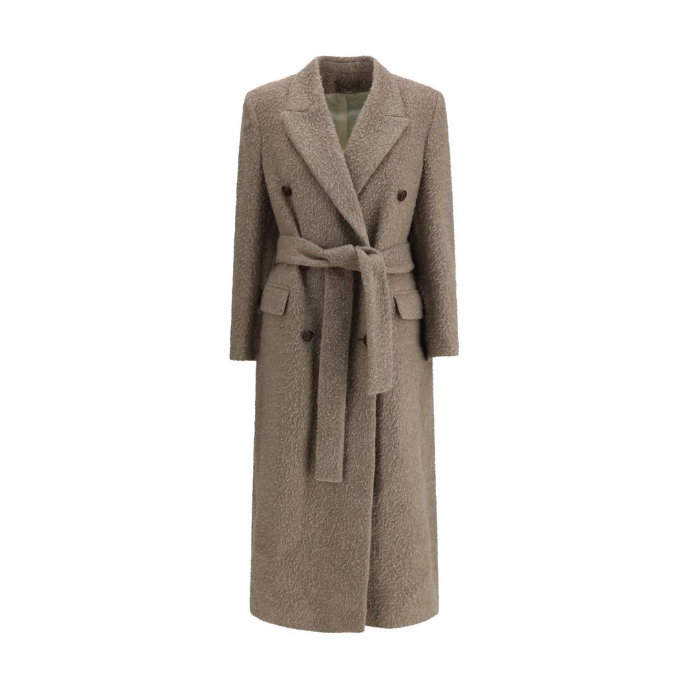 Manteau à double boutonnage