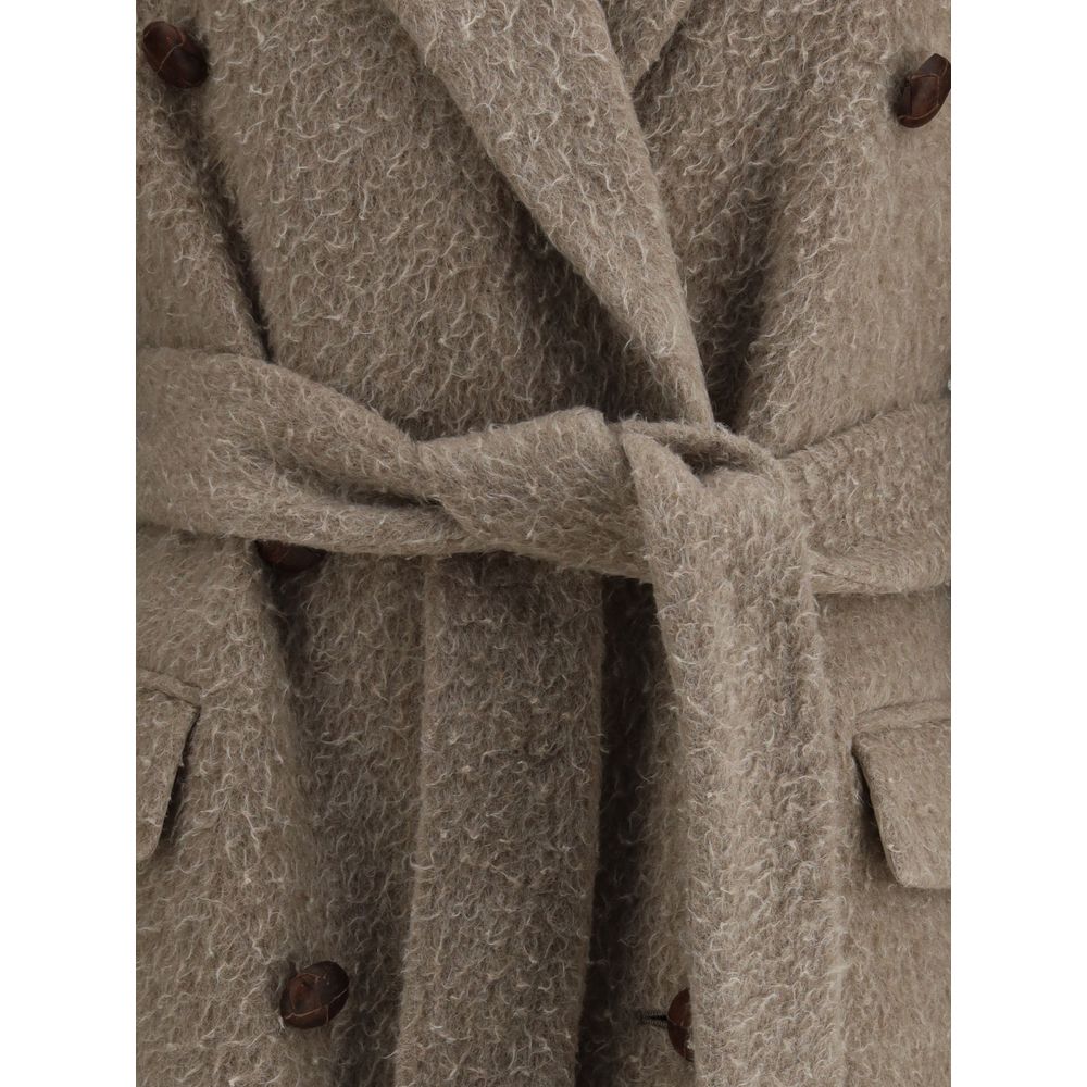 Manteau à double boutonnage