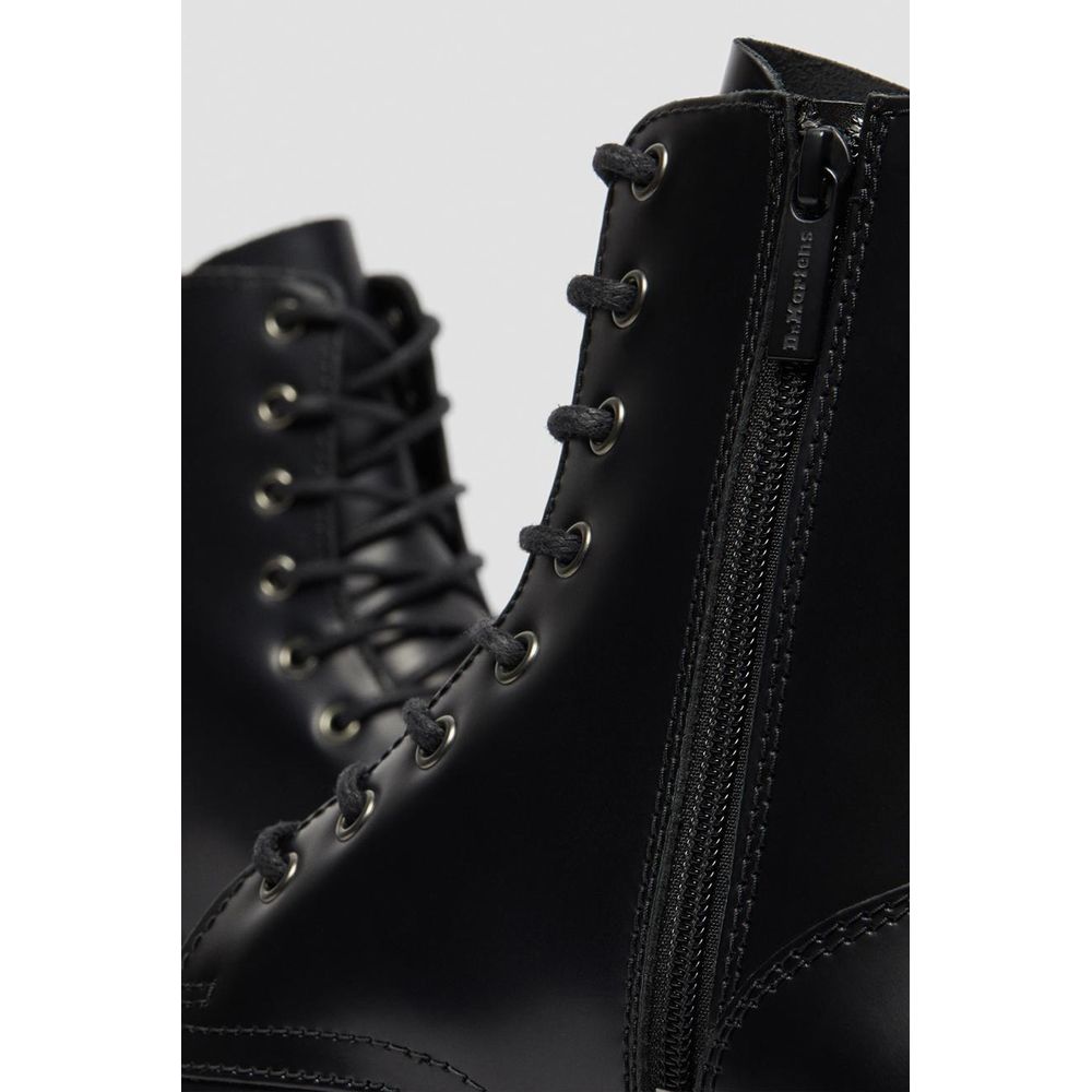 Bottines en cuir noir Dr. Martens