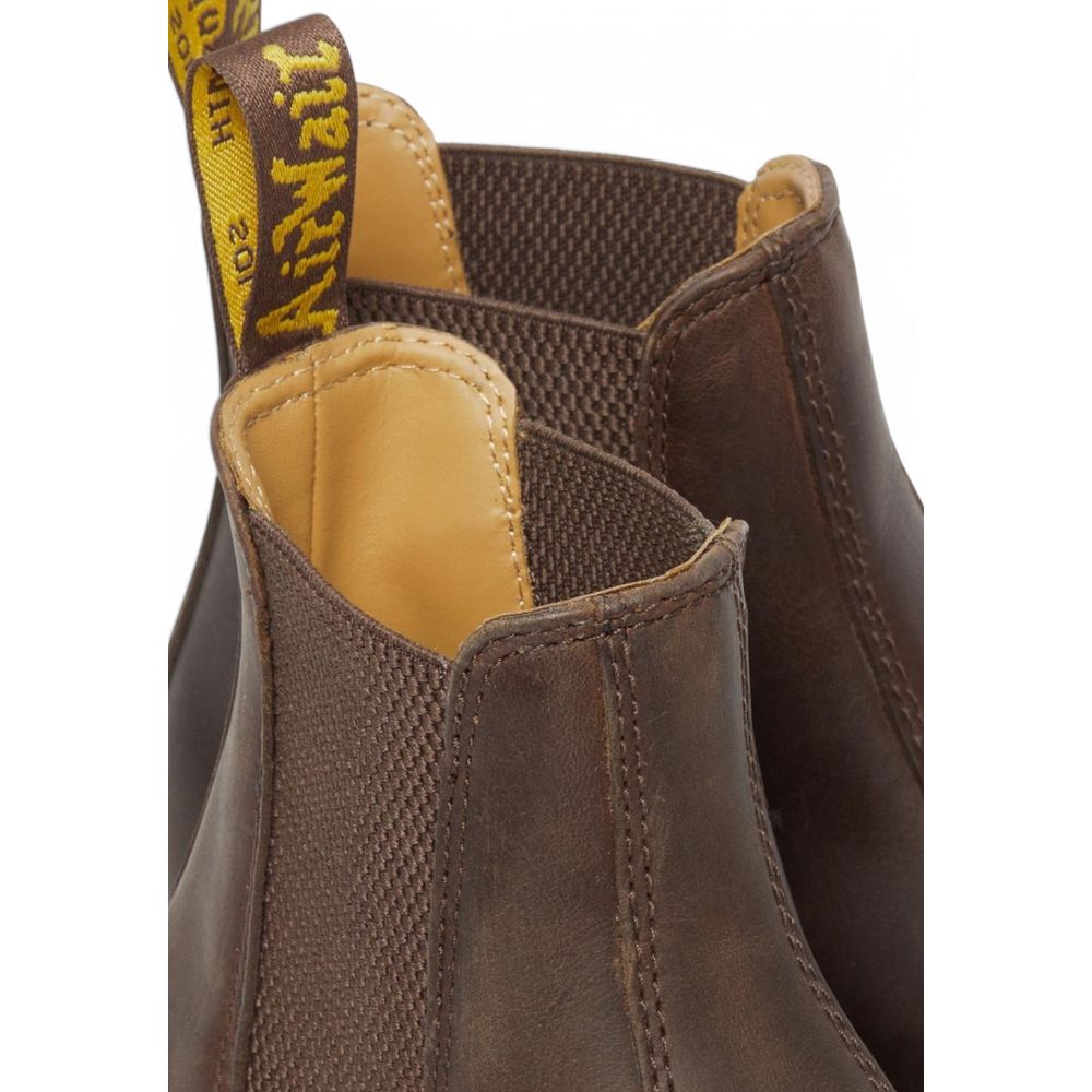 Botte en cuir marron