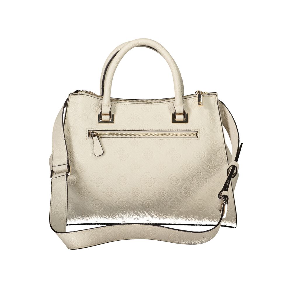 Sac à main Guess Jeans beige en polyéthylène pour femme